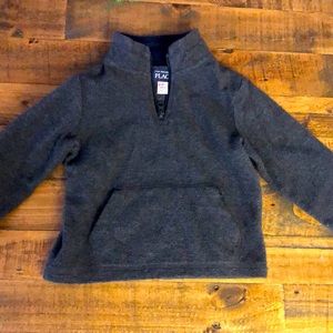 Gray Fleece Quarter Zip (The Children’s Place)